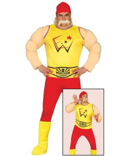 DISFRAZ DE LUCHADOR HULK HOGAN PARA HOMBRE