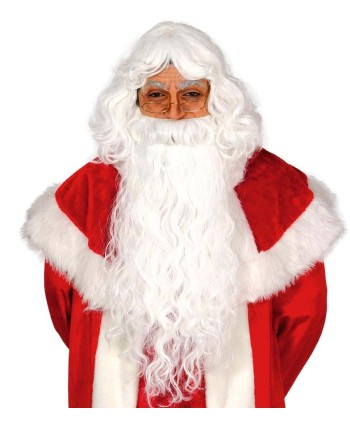 PELUCA Y BARBA PAPA NOEL EXTRA