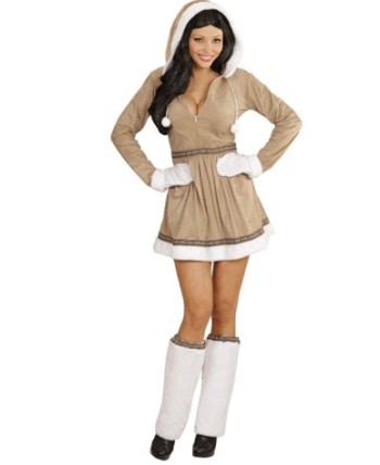 DISFRAZ DE ESQUIMAL SEXY PARA MUJER