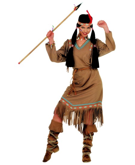 DISFRAZ DE INDIA MARRON PARA MUJER