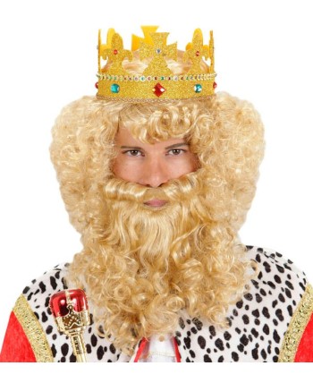 PELUCA Y BARBA REY RUBIO