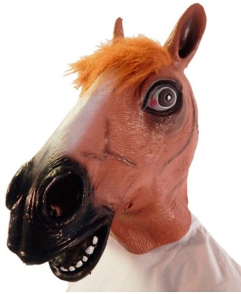 CARETA CABALLO MARRON LUJO