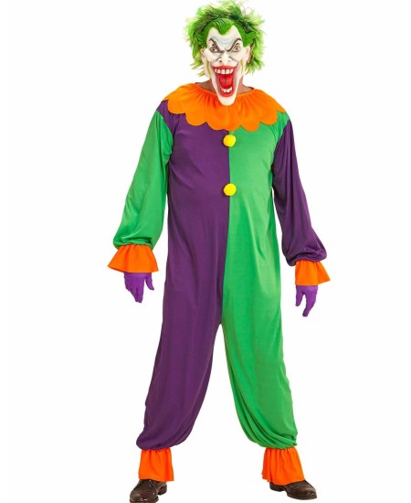 DISFRAZ DE PAYASO MALVADO JOKER PARA HOMBRE
