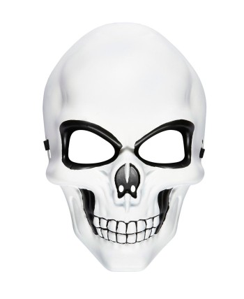 CARETA ESQUELETO PLASTICO CON GOMA