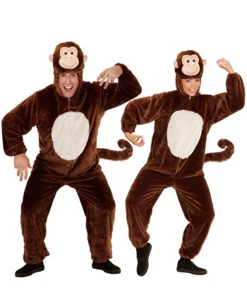 DISFRAZ DE MONO PELUCHE UNISEX