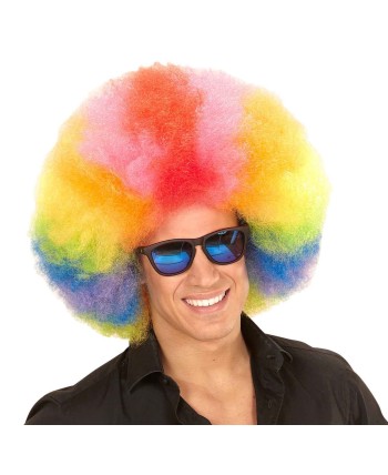 PELUCA AFRO MULTICOLOR