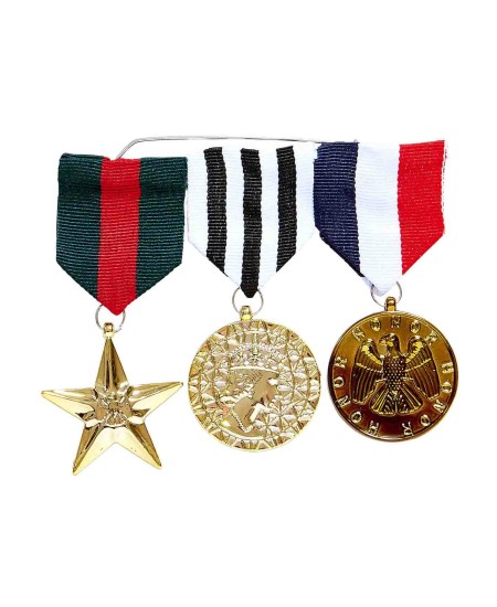 CONDECORACION CON 3 MEDALLAS DE HONORES
