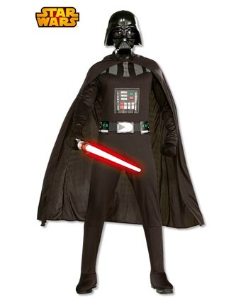 DISFRAZ DE DARTH VADER  CON ESPADA