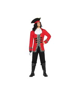 DISFRAZ DE PIRATA CASACA ROJA 