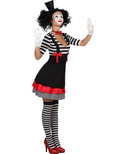 DISFRAZ DE MIMO PARA MUJER