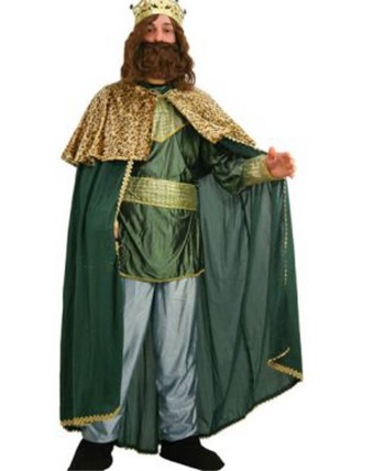 DISFRAZ DE REY MAGO VERDE