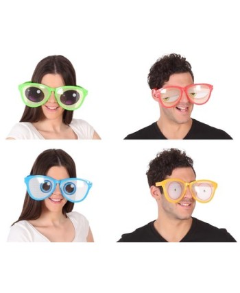 GAFAS GIGANTES CON OJOS COLORES SURTIDOS 