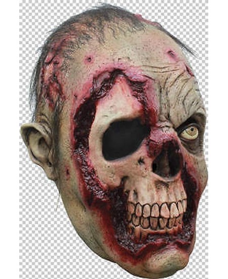 CARETA ZOMBIE ENSANGRENTADO OJO INTERACTIVO