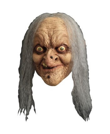 CARETA DELUXE BRUJA CON PELO GRIS