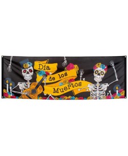 CARTEL POLIESTER DIA DE LOS MUERTOS