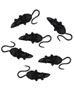 SET 6 RATONCITOS NEGROS 