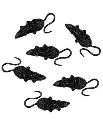SET 6 RATONCITOS NEGROS 