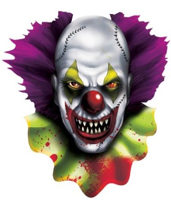 CARTEL PAYASO ASESINO 38 CMS.