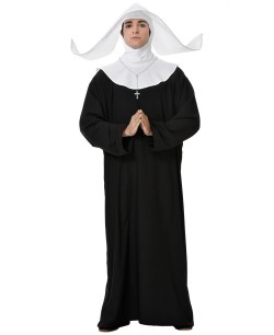 DISFRAZ DE MONJA SOR MARIA HOMBRE