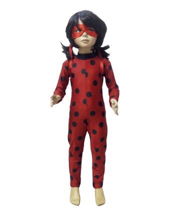 DISFRAZ INSPIRADO EN LADYBUG MALLA ELASTICA
