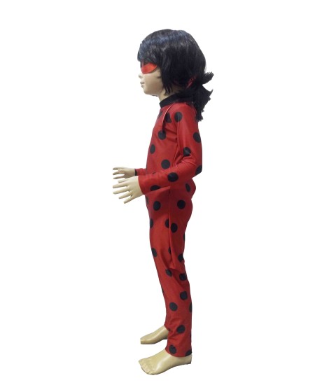 DISFRAZ INSPIRADO EN LADYBUG MALLA ELASTICA