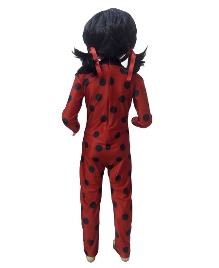 DISFRAZ INSPIRADO EN LADYBUG MALLA ELASTICA