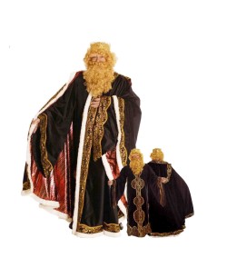 TRAJE DE REY GASPAR MAGO RUBIO LUJO CABALGATA PARA HOMBRE