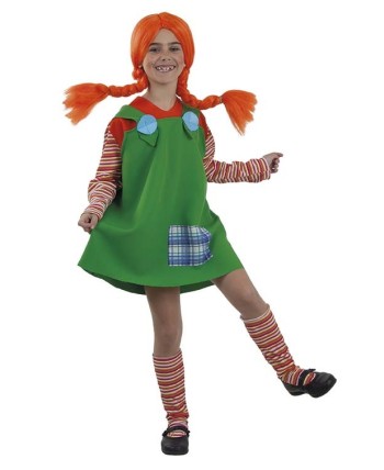 DISFRAZ DE NIÑA TRAVIESA CON CALZAS