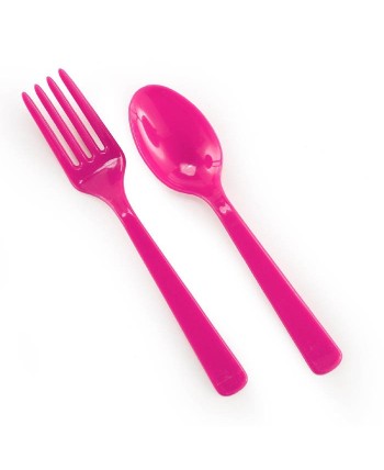 SET CUBIERTOS CUCHARA Y TENEDOR 8 UNIDADES