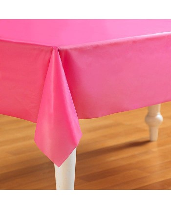 MANTEL ROSA  PLASTICO 
