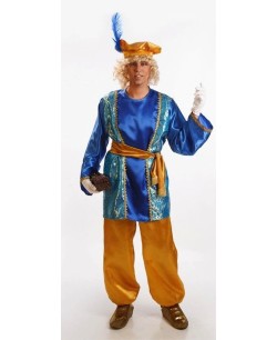 DISFRAZ DE PAJE MELCHOR AZUL PARA HOMBRE