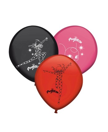 BOLSA 8 GLOBOS LADYBUG