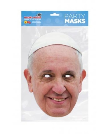 CARETA PAPA FRANCISCO CARTON PLASTIFICADO