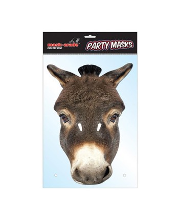 CARETA BURRO CARTON PLASTIFICADO