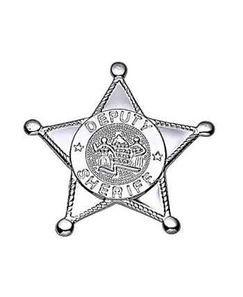 ESTRELAL DE SHERIFF PLATEADA