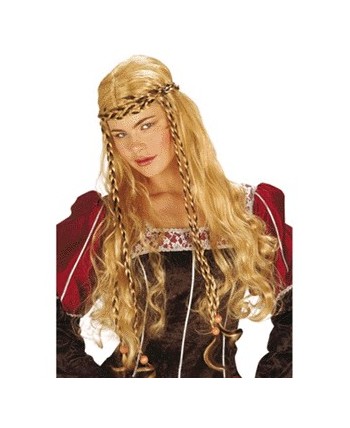 PELUCA MONALISA CON TRENCITAS 2 COLORES PELUCA MONALISA CON TRENCITAS 2 COLORES