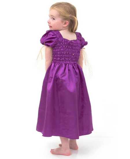 DISFRAZ DE PRINCESA MEDIEVAL VIOLETA INFANTIL