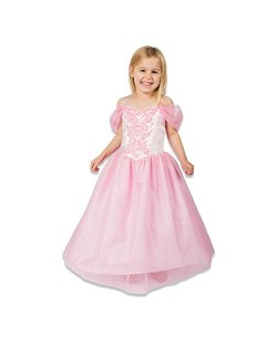 DISFRAZ DE PRINCESA ROSA BRILLANTE