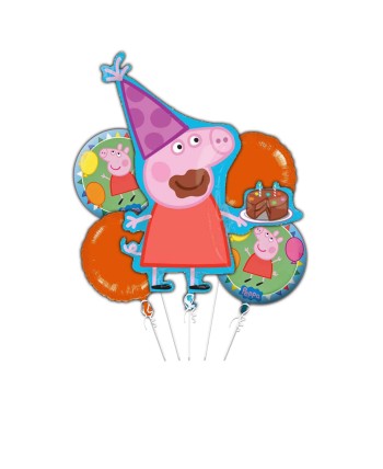 BOUQUET DE GLOBOS PEPPA PIG BOUQUET DE GLOBOS PEPPA PIG