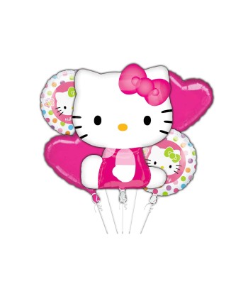 BOUQUET DE GLOBOS HELLO KITTY