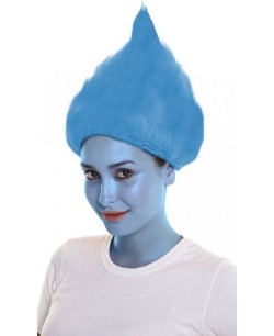 PELUCA TROLL AZUL 2