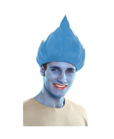 PELUCA TROLL AZUL
