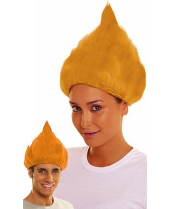 PELUCA TROLL NARANJA