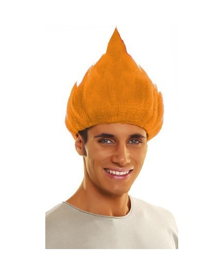 PELUCA TROLL NARANJA