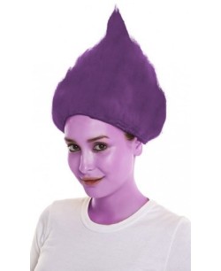 PELUCA TROLL MORADA 2