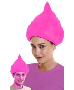 PELUCA TROLL FUCSIA