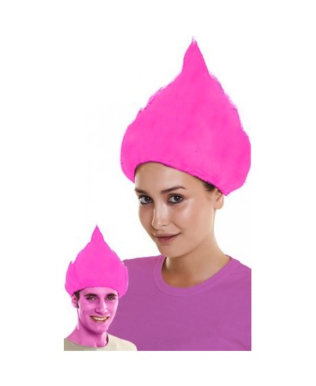 PELUCA TROLL FUCSIA