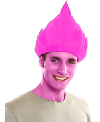 PELUCA TROLL FUCSIA