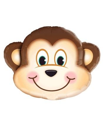 GLOBO DE HELIO CABEZA MONO GIGANTE