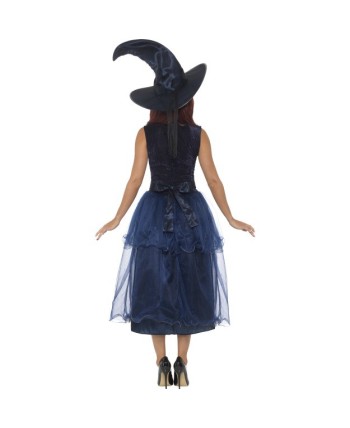 DISFRAZ DE BRUJA AZUL MEDIANOCHE 